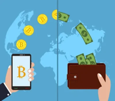 concept-of-cryptocurrency-bitcoin-exchange-vector-23848338